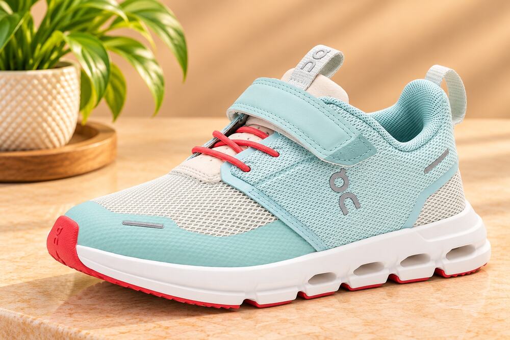 NWT On Kids Cloud Play Shoes Cascade Marigold Size 12 Little Kid Medium